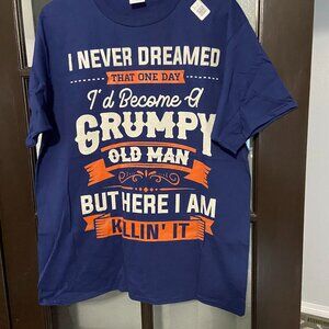 New Mens "Grumpy" T-Shirt